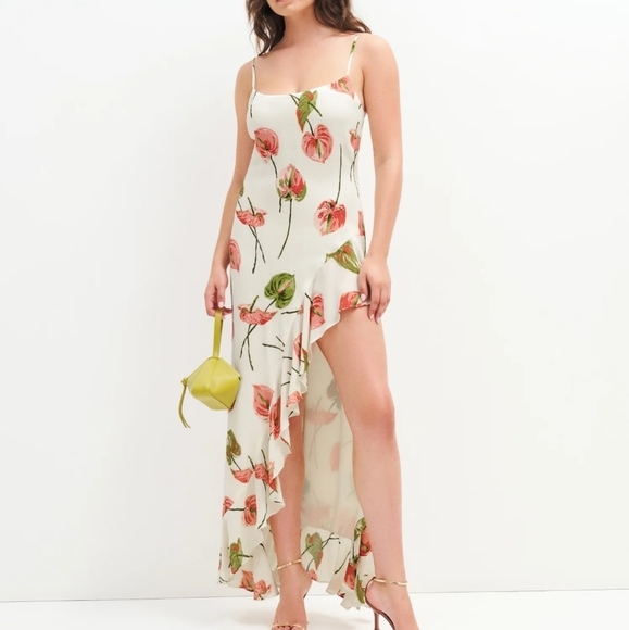 Reformation Winola Dress in Cali size M NWT - Picture 6 of 15